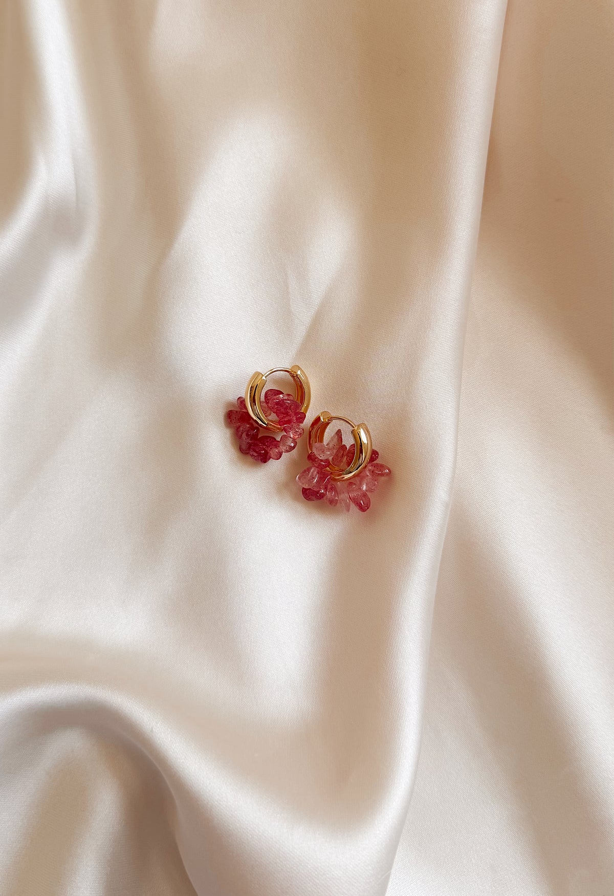Sea Glass Hoops