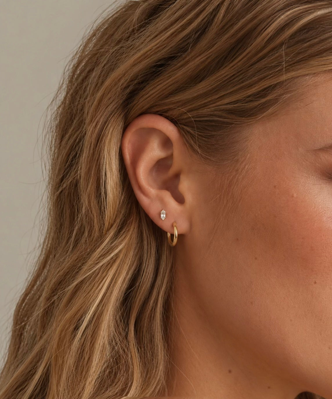 Dainty Gold Hoops