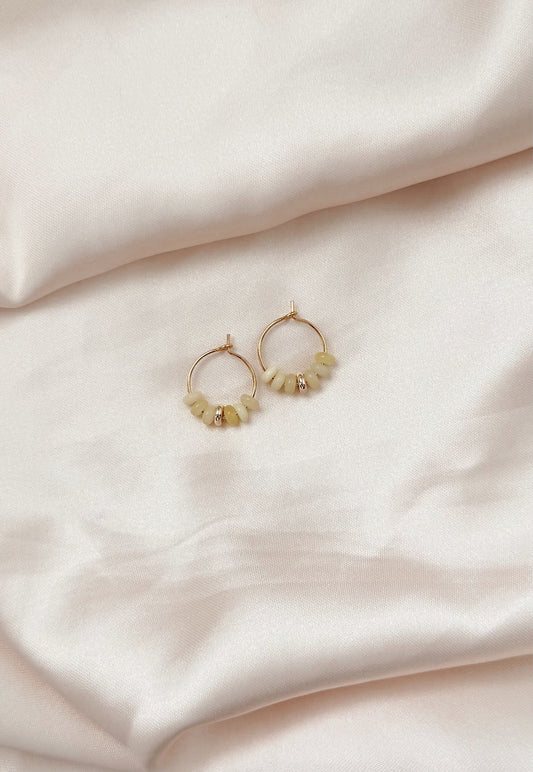 Lemon Drops Hoops 15mm