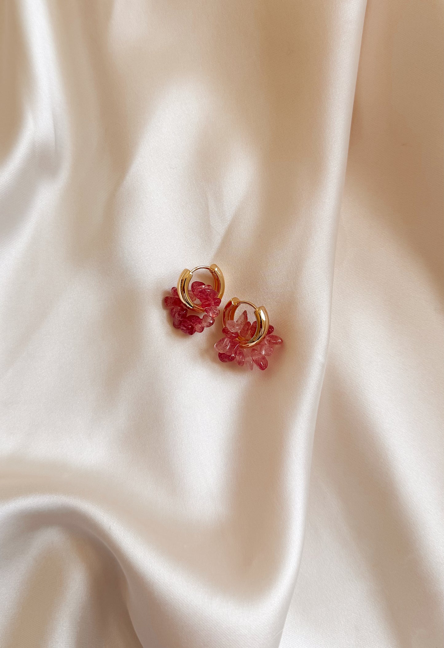 Sea Glass Hoops