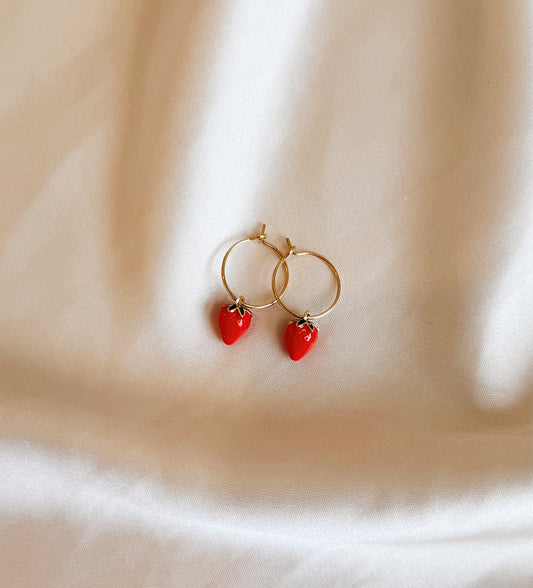 Strawberry hoops 15mm