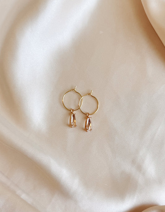Tear Drop Hoops
