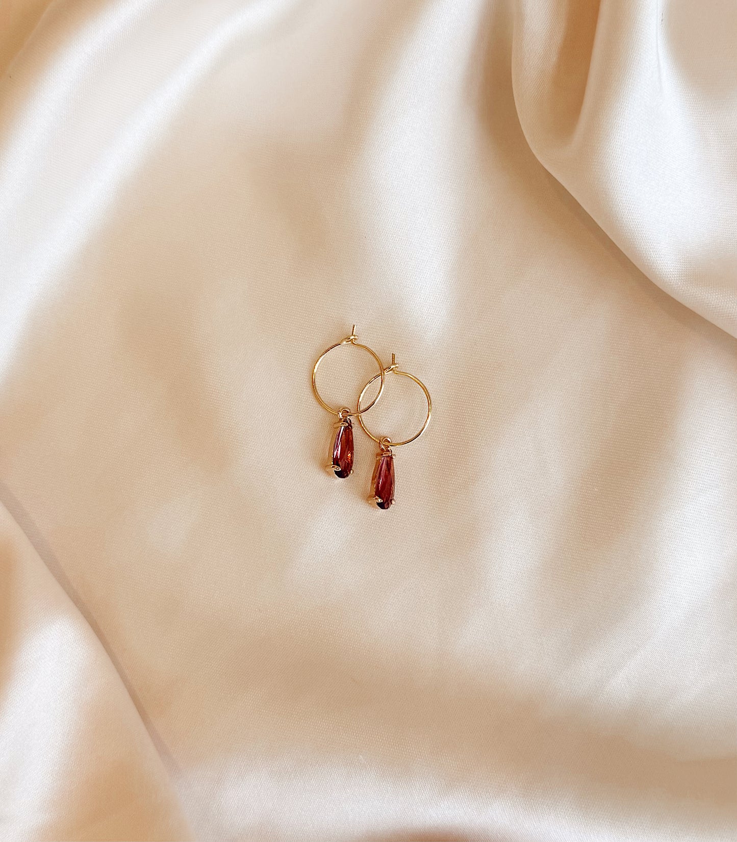 Tear Drop Hoops