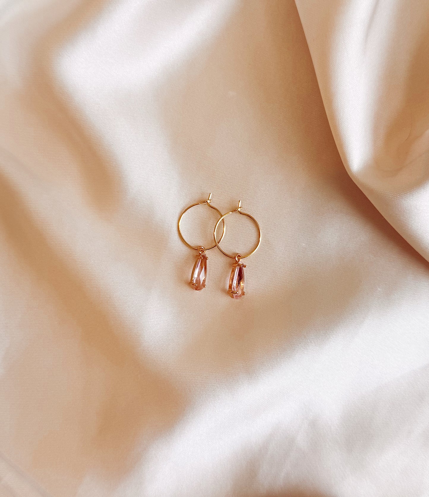 Tear Drop Hoops