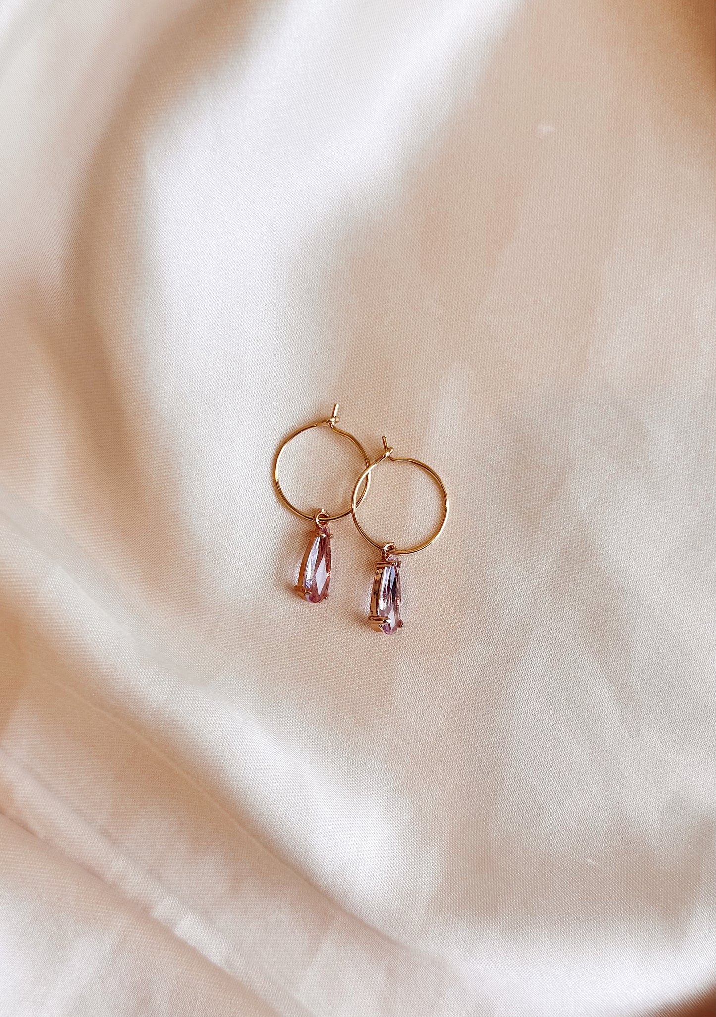Tear Drop Hoops