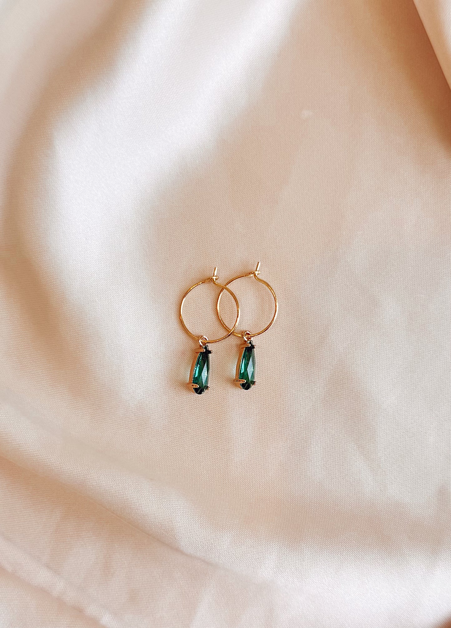 Tear Drop Hoops
