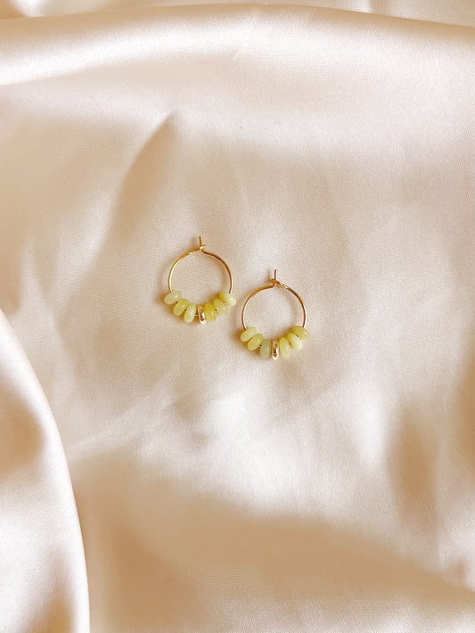 Lemon Drop Hoops