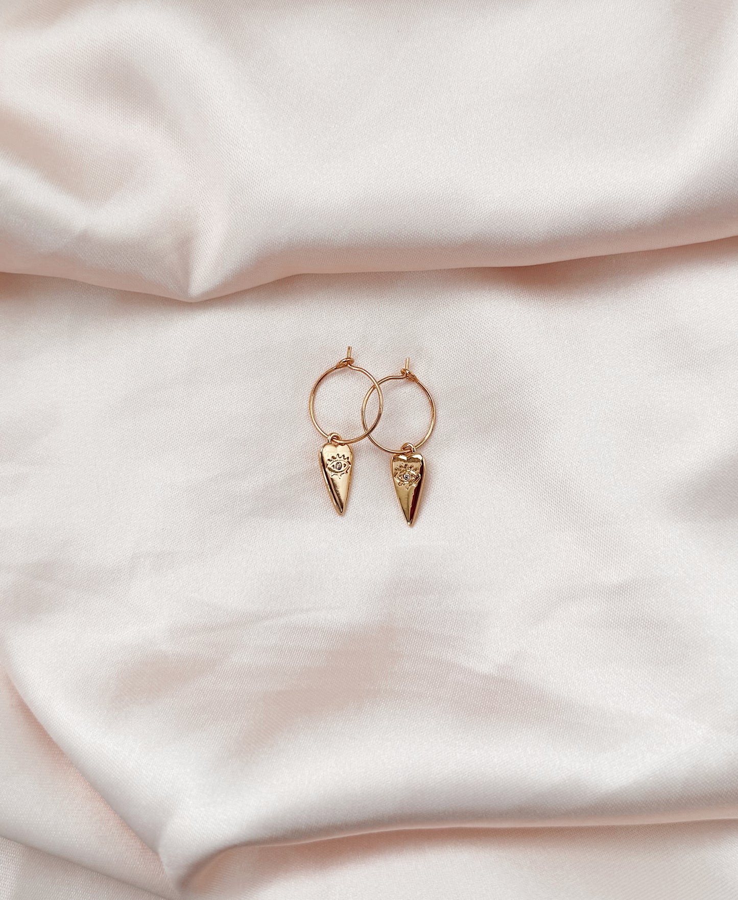 Evil Eye Hoops