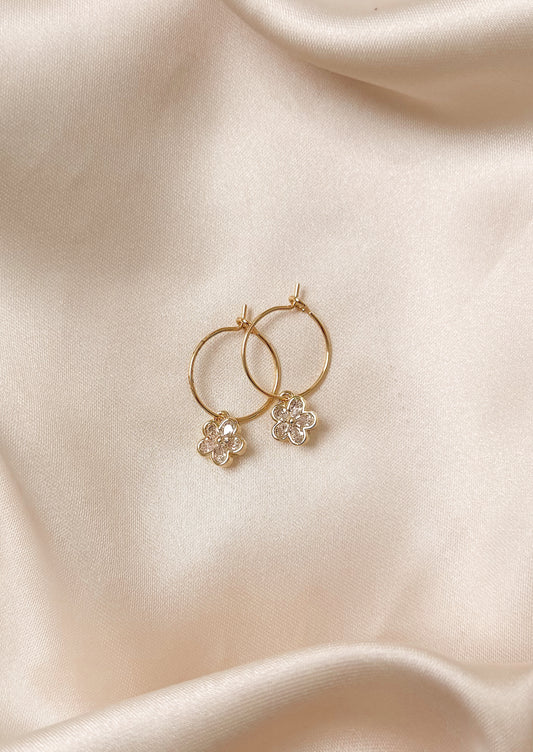Wild Flower Hoops